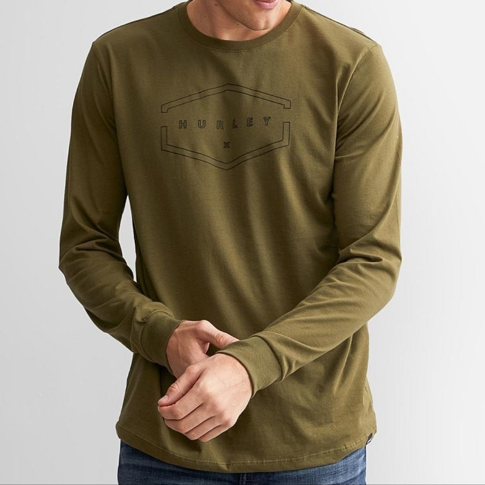 Hurley Sector Olive Long Sleeve Shirt